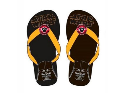 LETNÍ PANTOFLE - ŽABKY STAR WARS černé (Velikost 26/27)