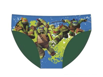CHLAPECKÉ PLAVKY SLIPY ŽELVY NINJA modrozelené (Velikost 104)