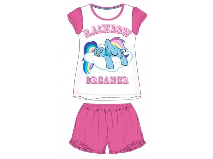 DÍVČÍ LETNÍ PYŽAMO MY LITTLE PONY růžové (Velikost 98)