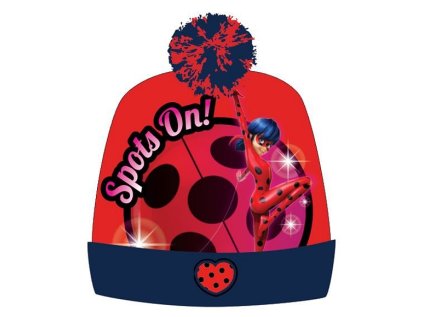 DÍVČÍ ZIMNÍ ČEPICE LADYBUG, KOUZELNÁ BERUŠKA (Velikost 56)
