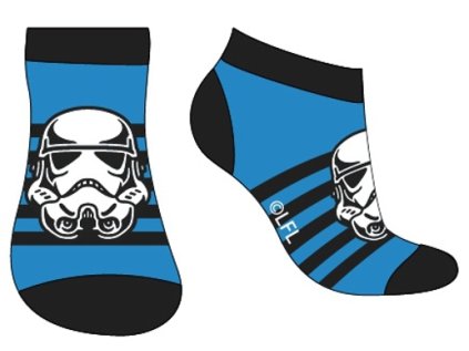 CHLAPECKÉ KOTNÍČKOVÉ PONOŽKY STAR WARS modré (Velikost 23/26)