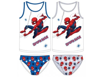 CHLAPECKÉ SPODNÍ PRÁDLO SPIDERMAN šedé (Velikost 104)