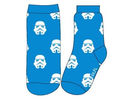 CHLAPECKÉ PONOŽKY STAR WARS modré (Velikost 23/26)
