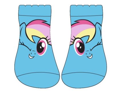 DÍVČÍ KOTNÍČKOVÉ PONOŽKY MY LITTLE PONY modré (Velikost 23/26)
