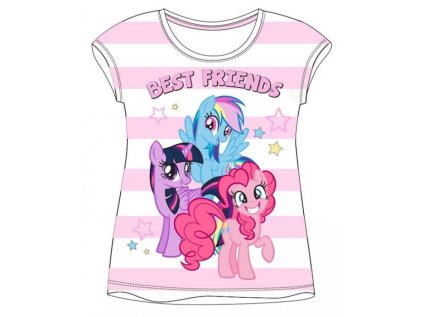 DÍVČÍ TRIČKO MY LITTLE PONY BEST FRIENDS růžové (Velikost 98)