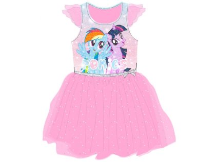 DÍVČÍ ŠATY MY LITTLE PONY S GLITRY (Velikost 98)