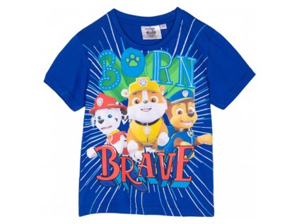 CHLAPECKÉ TRIČKO PAW PATROL tmavě modré (Velikost 98)