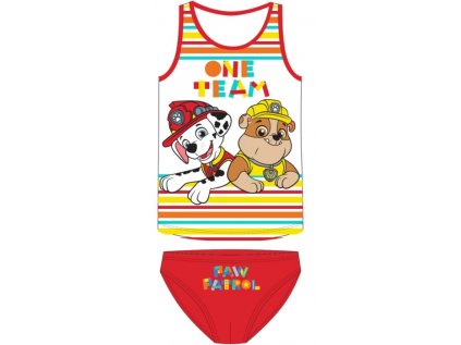 CHLAPECKÉ SPODNÍ PRÁDLO PAW PATROL ONE TEAM červené (Velikost 98/104)