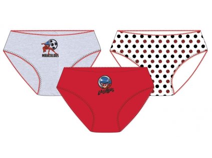 DÍVČÍ KALHOTKY LADYBUG, KOUZELNÁ BERUŠKA SADA 3 KS (Velikost 104/110)