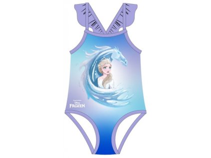 DÍVČÍ PLAVKY VCELKU DISNEY FROZEN 2 fialové (Velikost 92/98)