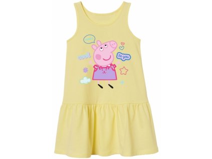 DÍVČÍ LETNÍ ŠATY PRASÁTKO PEPPA PIG (Velikost 104)