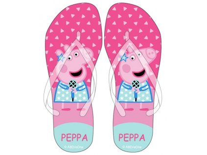 LETNÍ PANTOFLE - ŽABKY PEPPA PIG (Velikost 24/25)