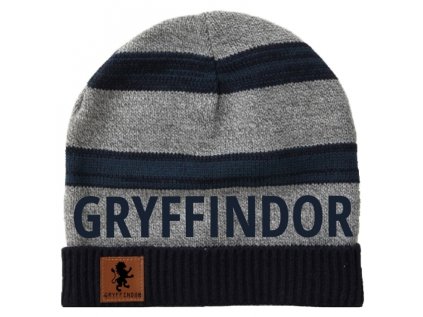 CHLAPECKÁ ZIMNÍ ČEPICE HARRY POTTER GRYFFINDOR (Velikost 54)