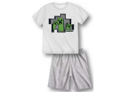 CHLAPECKÉ LETNÍ PYŽAMO MINECRAFT (Velikost 116)