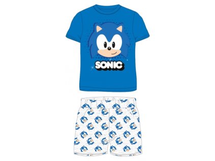 CHLAPECKÉ LETNÍ PYŽAMO SONIC šedé