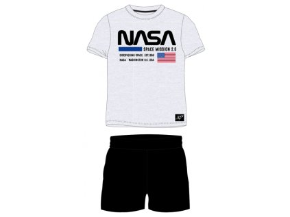 CHLAPECKÉ LETNÍ PYŽAMO NASA šedé