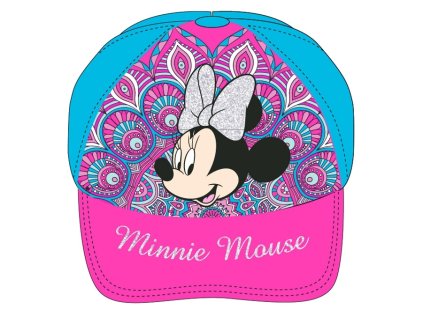DÍVČÍ KŠILTOVKA MINNIE MOUSE modrá (Velikost 52)