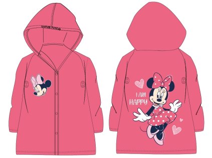 DÍVČÍ PLÁŠTĚNKA DISNEY MINNIE MOUSE (Velikost 122/128)