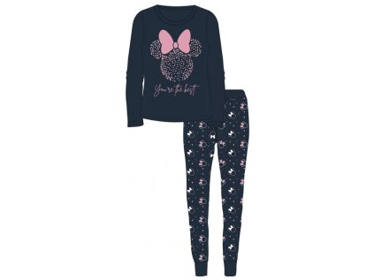 DÍVČÍ PYŽAMO DISNEY MINNIE MOUSE tmavě modré (Velikost 116)