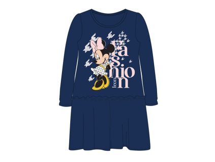 DÍVČÍ ŠATY DISNEY MINNIE MOUSE modré (Velikost 92)