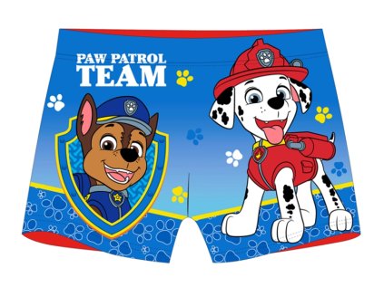 CHLAPECKÉ PLAVKY BOXERKY PAW PATROL TEAM (Velikost 98/104)