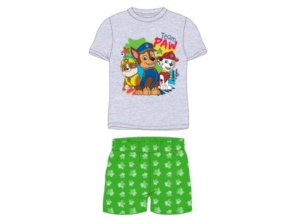 Chlapecké letní pyžamo Paw Patrol zelené (Velikost 110)