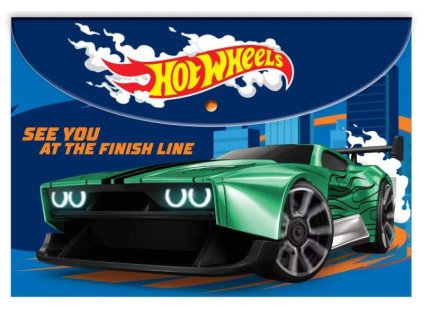 Plastová složka psaníčko A4 Hot Wheels