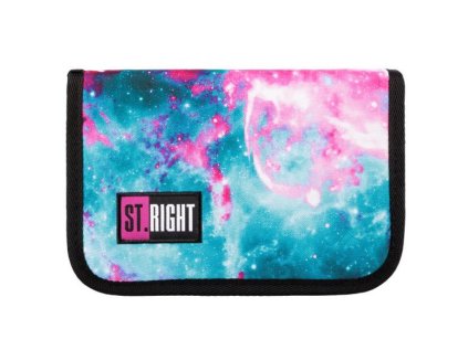 Penál jednopatrový St.RIGHT - Nebula, PC03, rozměry: 20,5 x 14 x 3,5 cm