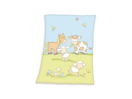 baby supersoft flisova deka 75 110cm herding farma