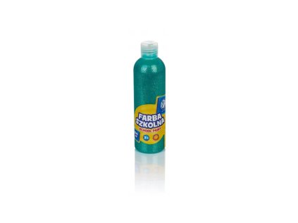 temperova plagatova farba s trblietkami astra 250ml zelena 301217041