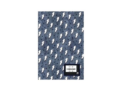 poznamkovy blok b5 head denim flash hd 374160 listov stvorcekovy 5x5mm 101019003