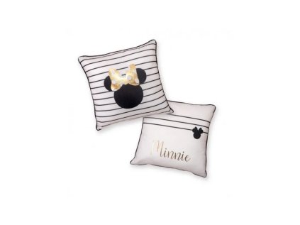 herding obojstranny dekoracny vankusik 40 40cm minnie mouse gold print