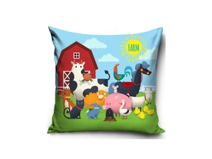 carbotex obliecka na vankusik 40 40cm farma dvor farm192007