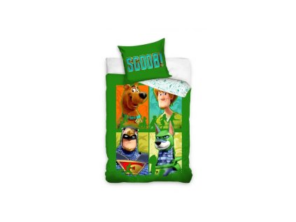 carbotex obojstranne bavlnene obliecky scooby doo 140 20070 90cm sd202004