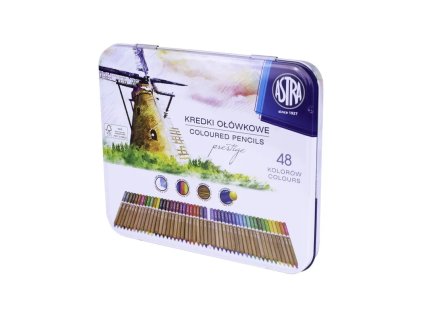 astra prestige umelecke farbicky z cedroveho dreva 48ks 312121003