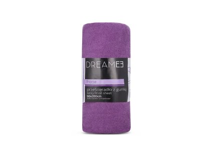 carbotex napinacie prestieradlo plachta frote fialova 180 200cm mmi07