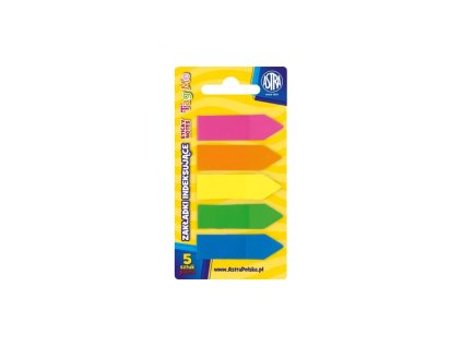 astra tag me zalozky plastove 7x25 zaloziek 12x45 mm 7 farieb 116120002