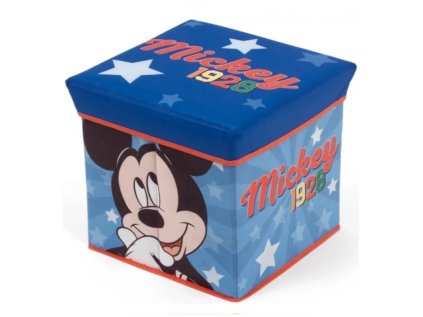 ulozny box s vrchnakom taburetka 2v1 mickey mouse wd13015