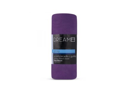 carbotex postelne prestieradlo plachta jersey fialova 220 200cm mmi07