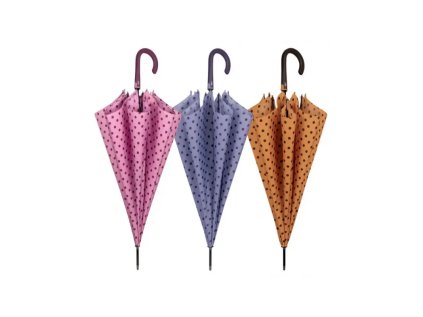 perletti damsky automaticky dazdnik dots bezova 21690