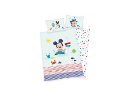 herding green detske bavlnene obliecky do postielky mickey mouse 100 13540 60