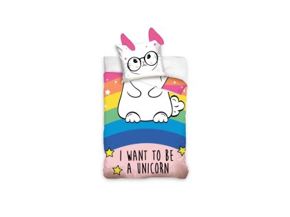 carbotex bavlnene obliecky s uskami unicorn 140 20070 80 nl201080