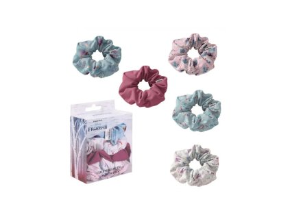 Scrunchies gumičky do vlasů 5ks DISNEY FROZEN, 2500001912