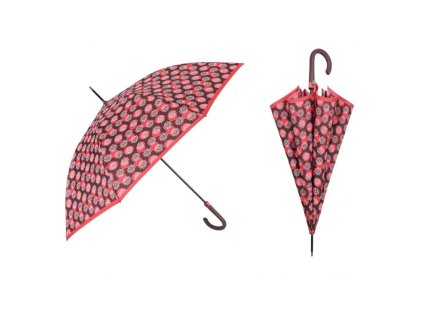 perletti automaticky dazdnik technology fiori cervena 21722