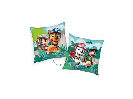 obojstranny dekoracny vankusik 40 40cm paw patrol dino rescue