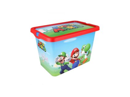 plastovy ulozny box super mario 7l 09594