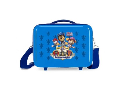 abs cestovny kozmeticky kufrik paw patrol rescue knights 21x29x15cm 9l 4943921