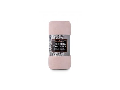 carbotex supersoft flisova deka coral 150 200cm pudrova ruzova fleece201011