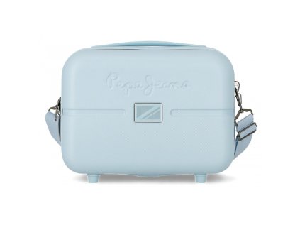 abs cestovny kozmeticky kufrik pepe jeans accent azul 21x29x15cm 9l 7693934