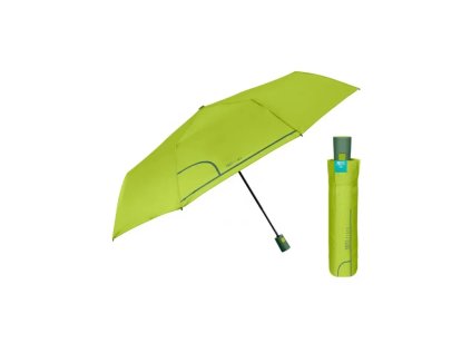 perletti damsky skladaci automaticky dazdnik colorino svetlozelena 26293